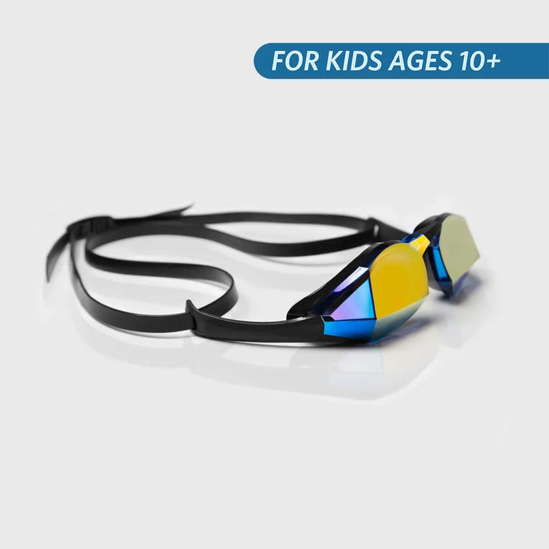 blue magic mirror gold goggles